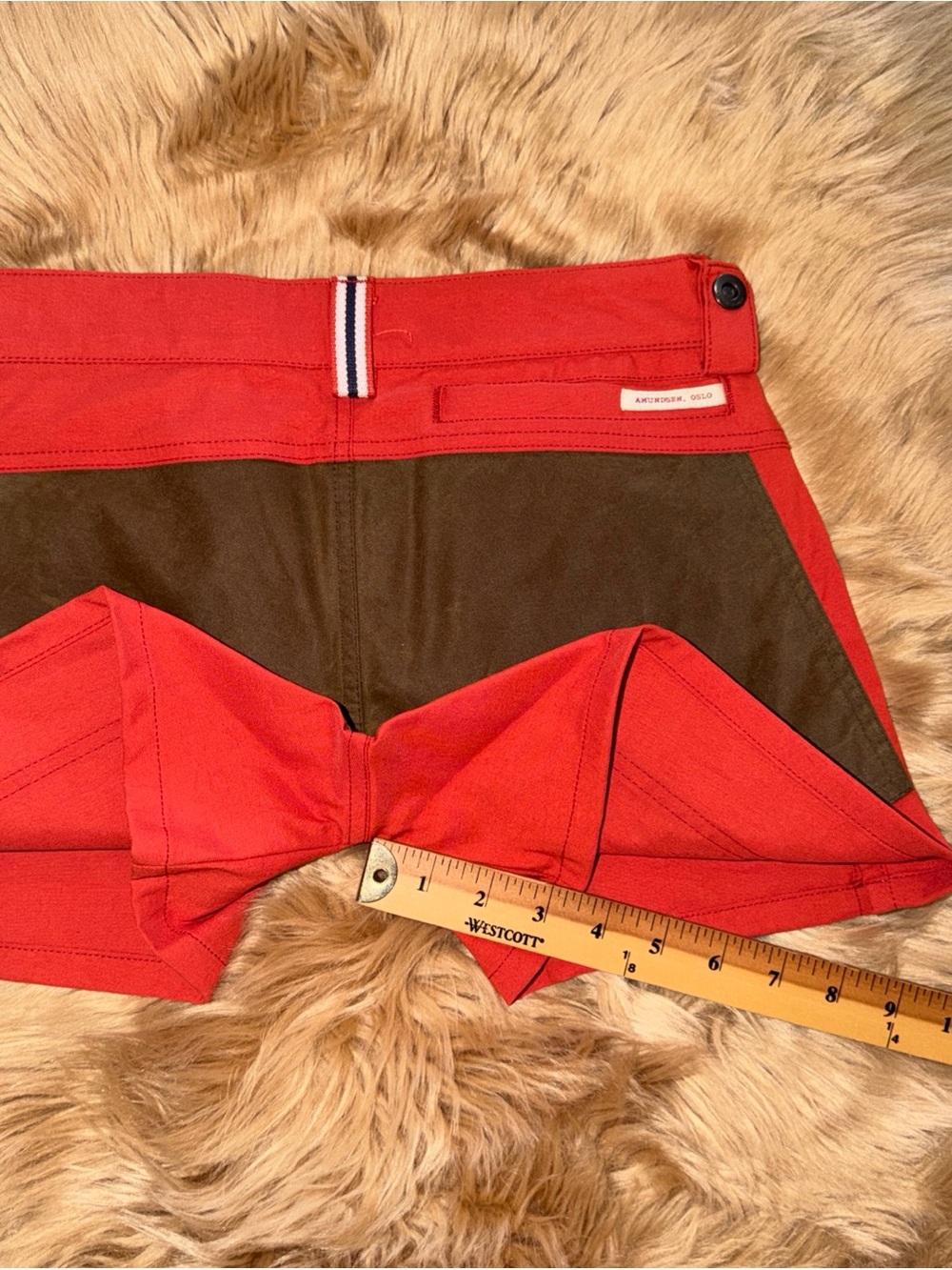 AMUNDSEN 5INCHER FIELD SHORTS WOMENS RED CLAY TAN NWT SZ XS - Picture 7 of 11